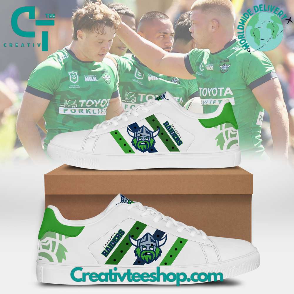 JWFancy Canberra Raiders Skate Stan Shoes Sneakes For Men And Women
