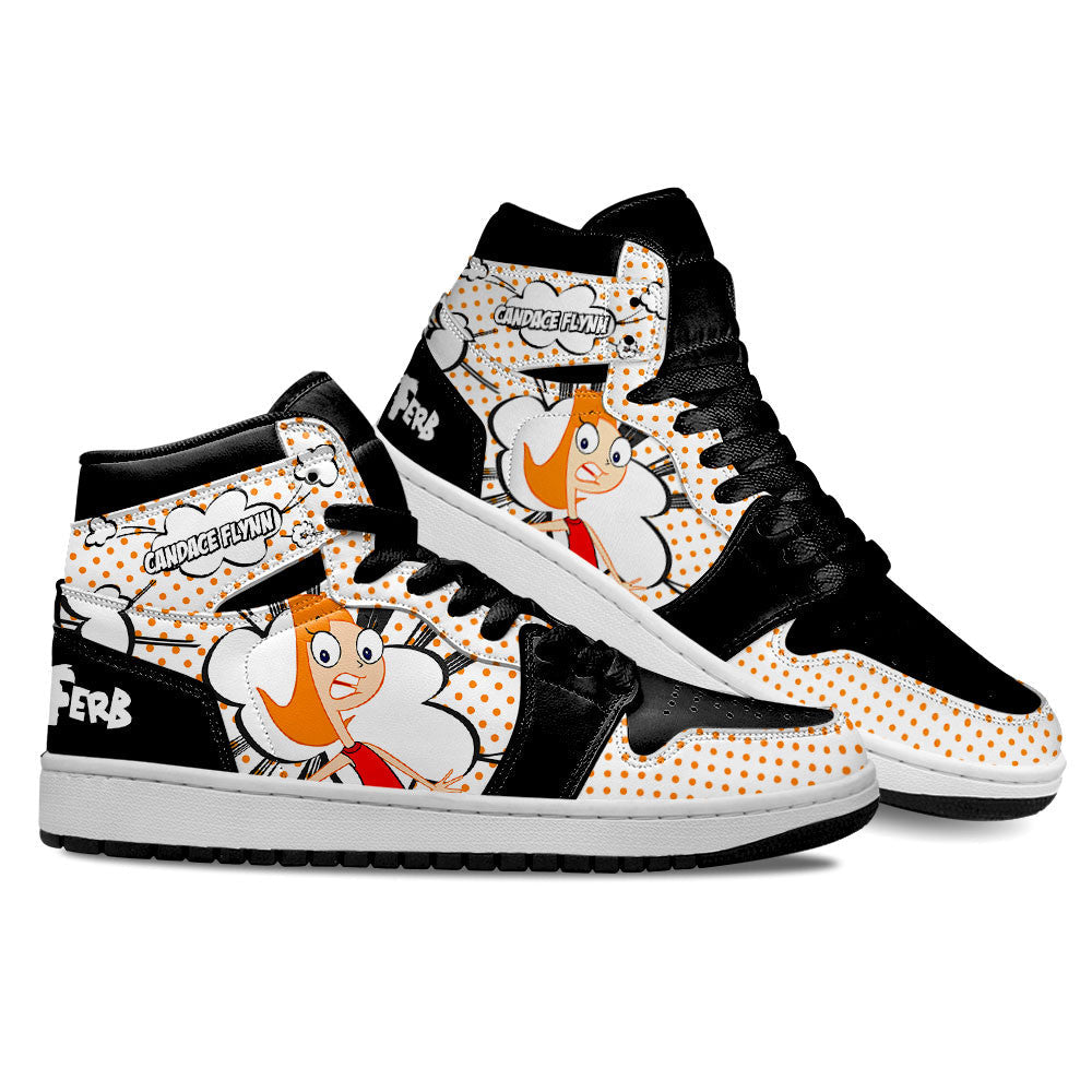 JWFancy Candace Flynn AJ1 High Sneakers Shoes For Men And Women