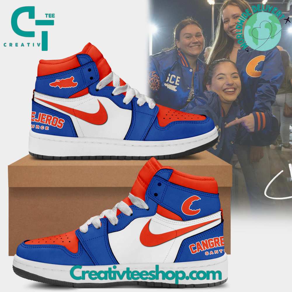 JWFancy Cangrejeros de Santurce Basketball AJ1 High Sneakers Shoes For Men And Women