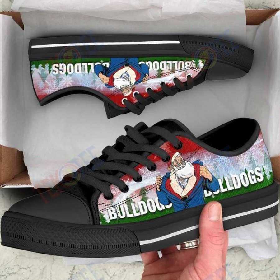 JWFancy Canterbury-Bankstown Bulldogs Low Top Canvas Sneakers Shoes For Men And Women