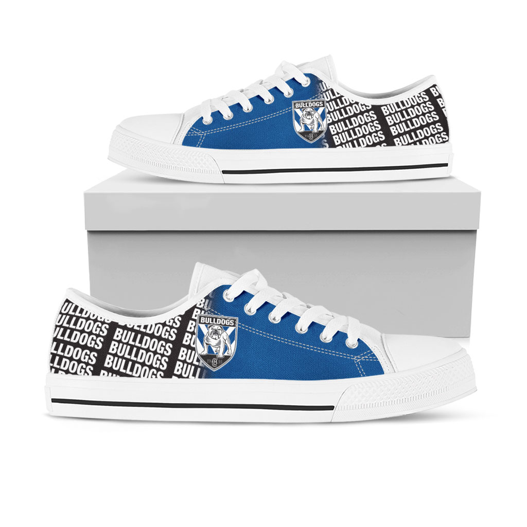 JWFancy Canterbury-Bankstown Bulldogs Low Top Canvas Sneakers Shoes For Men And Women