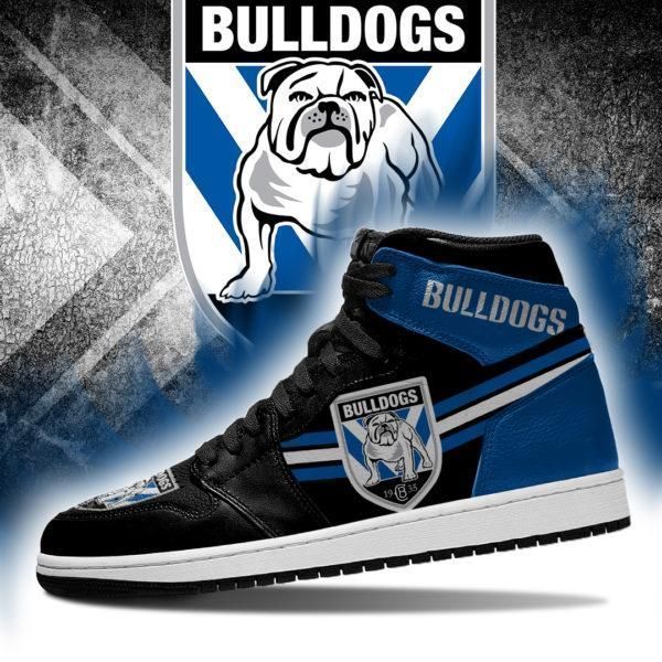 JWFancy Canterbury-Bankstown Bulldogs NRL AJ1 High Sneakers Shoes For Men And Women