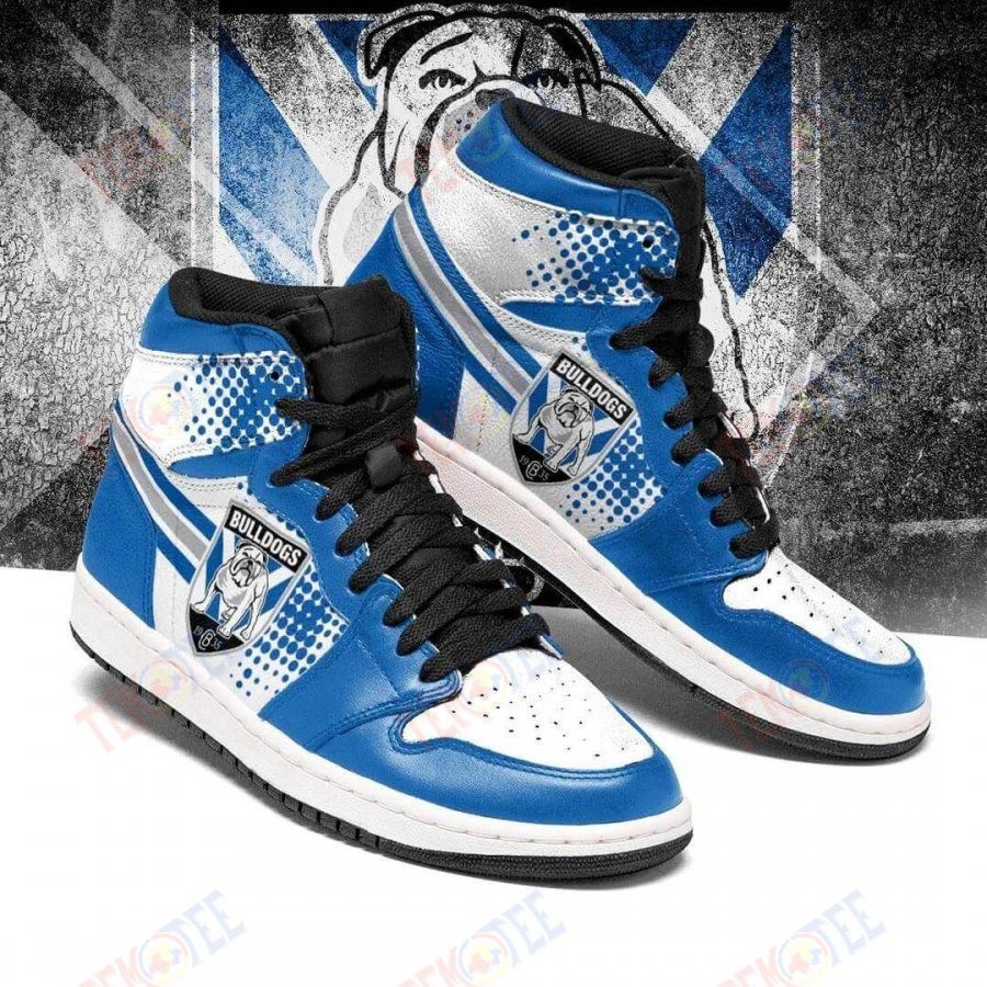 JWFancy Canterbury-Bankstown Bulldogs NRL AJ1 High Sneakers Shoes For Men And Women