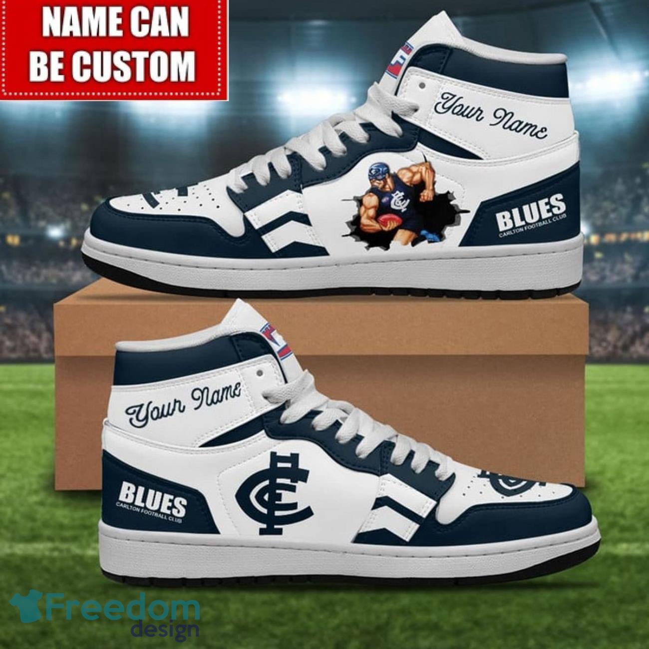 JWFancy Carlton Blues AJ1 High Sneakers Shoes For Men And Women