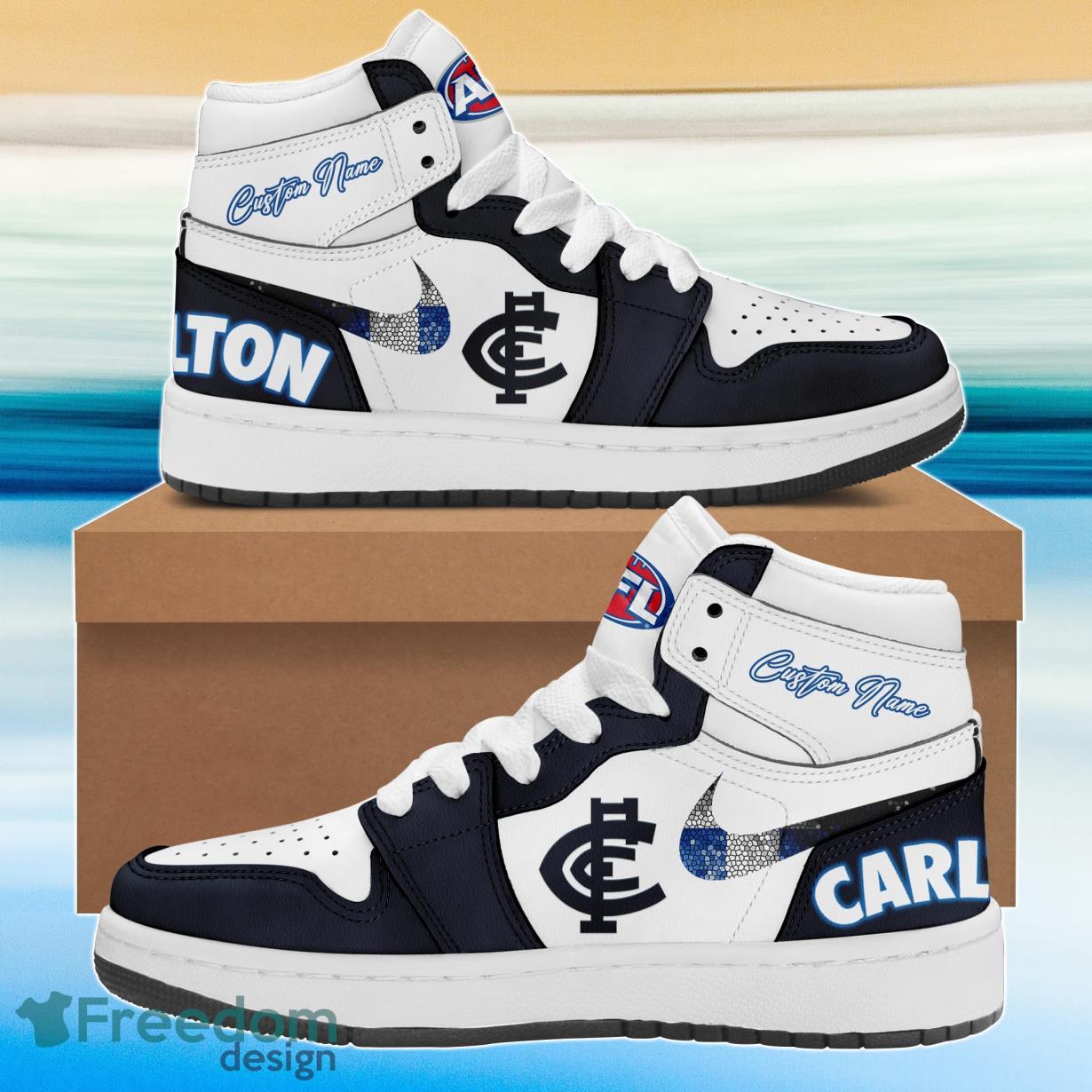 JWFancy Carlton Blues AJ1 High Sneakers Shoes For Men And Women