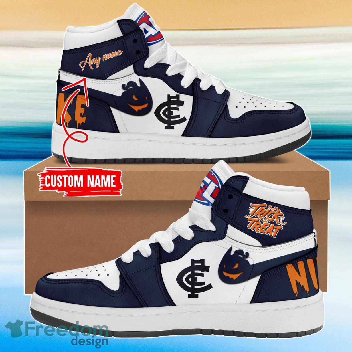 JWFancy Carlton Blues AJ1 High Sneakers Shoes For Men And Women