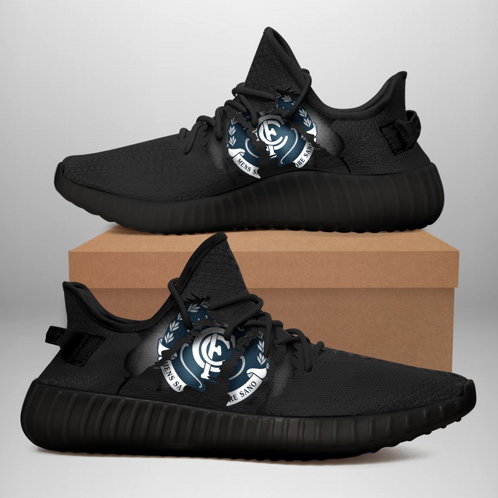 JWFancy Carlton Football Yeezy Boost Shoes For Men And Women