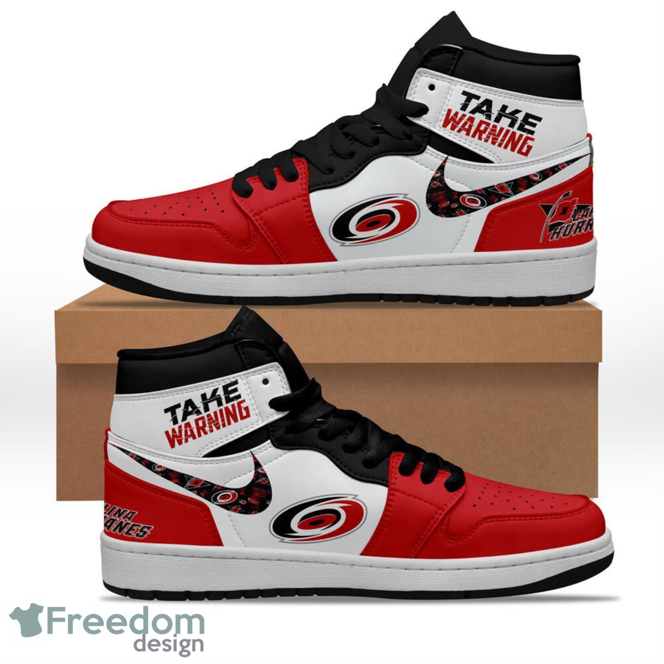 JWFancy Carolina Hurricanes AJ1 High Sneakers Shoes For Men And Women