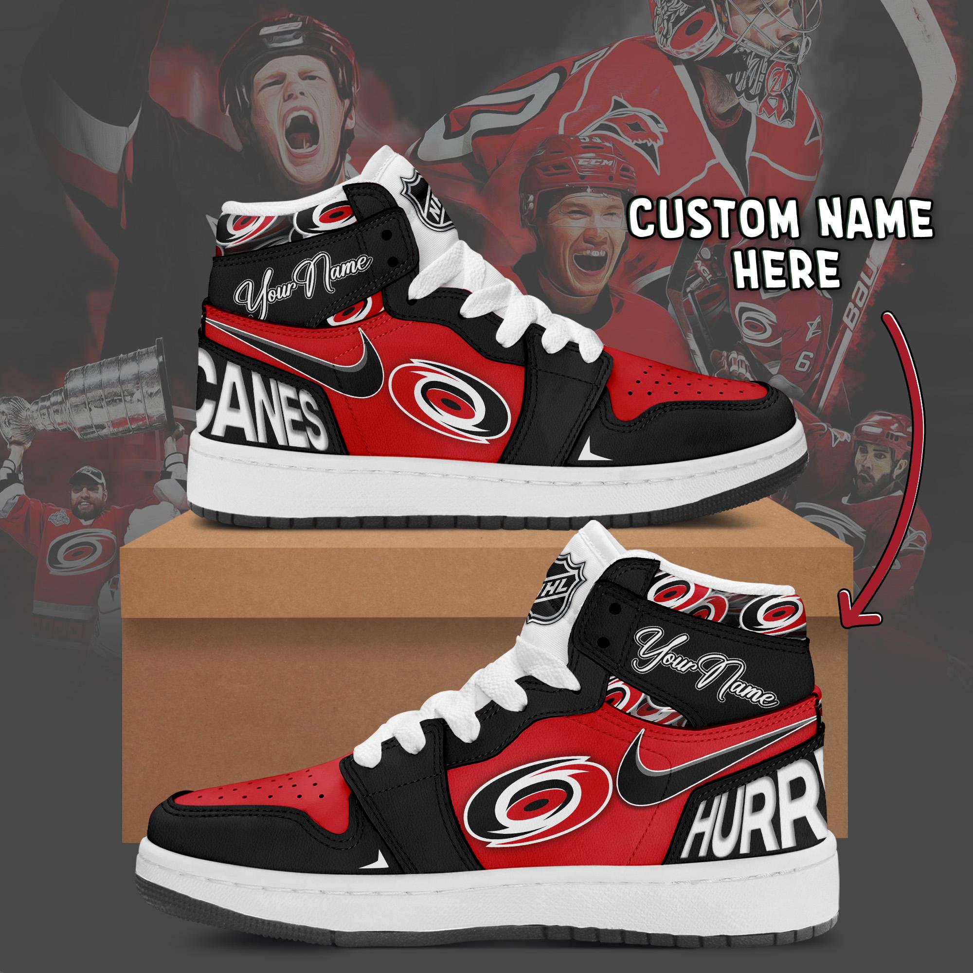JWFancy Carolina Hurricanes AJ1 High Sneakers Shoes For Men And Women
