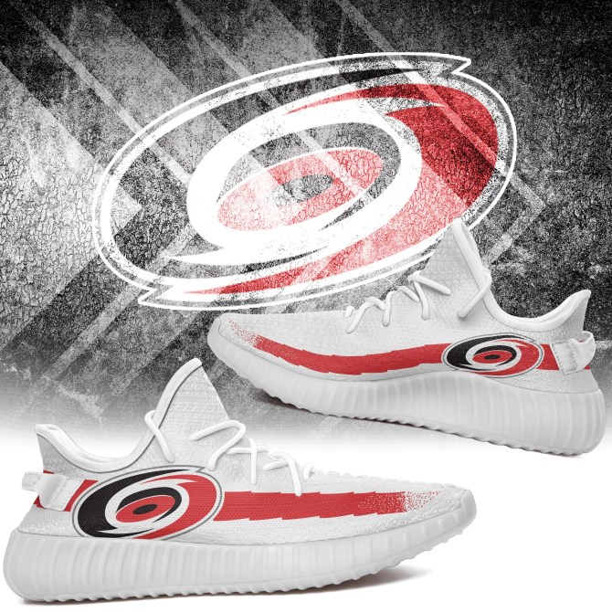 JWFancy Carolina Hurricanes Yeezy Boost Shoes For Men And Women