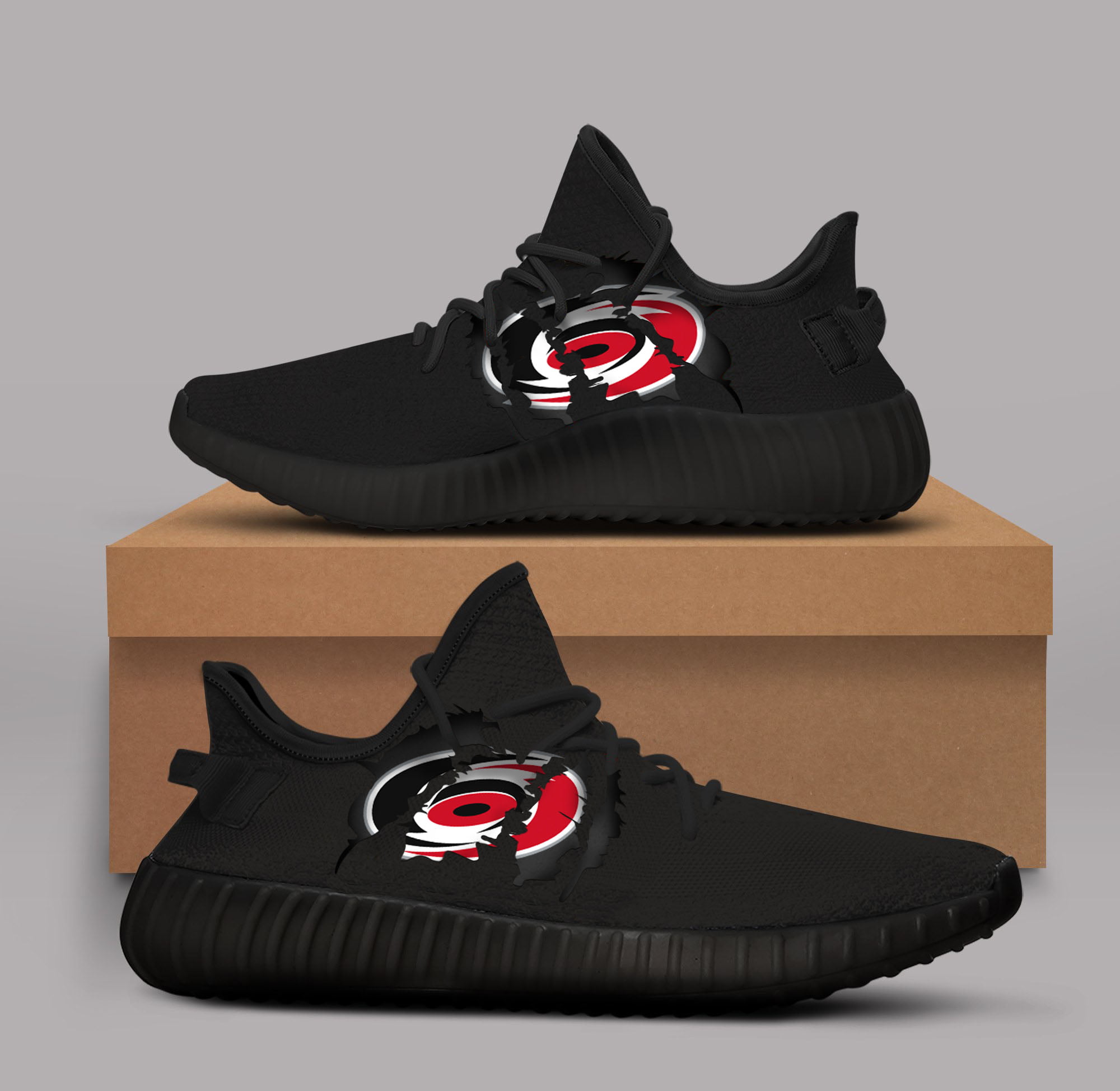 JWFancy Carolina Hurricanes Yeezy Boost Shoes For Men And Women