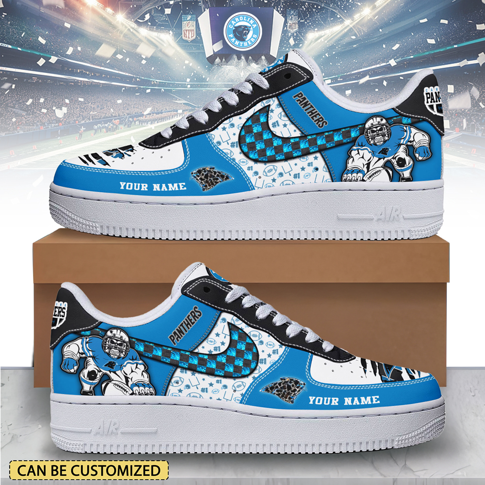 JWFancy Carolina Panthers Air Low-Top Sneakers Shoes For Men And Women