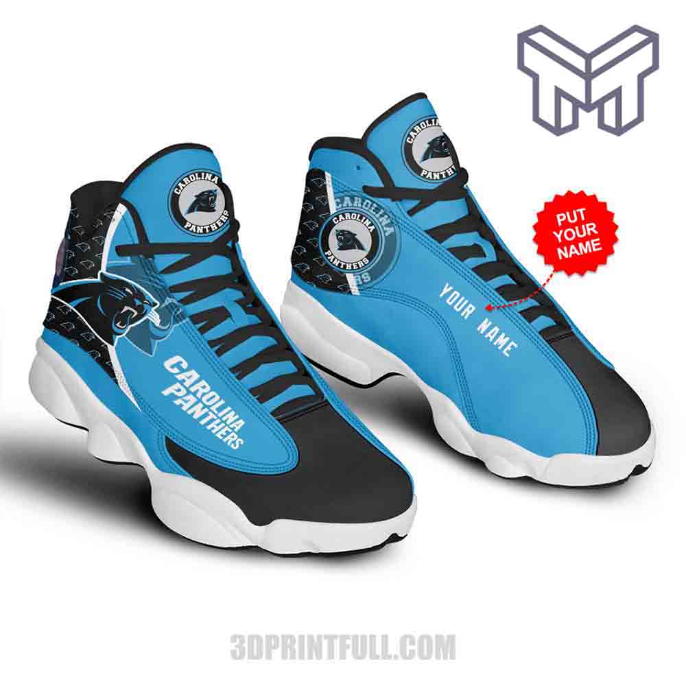 JWFancy Carolina Panthers AJ13 Sneakers Shoes For Men And Women