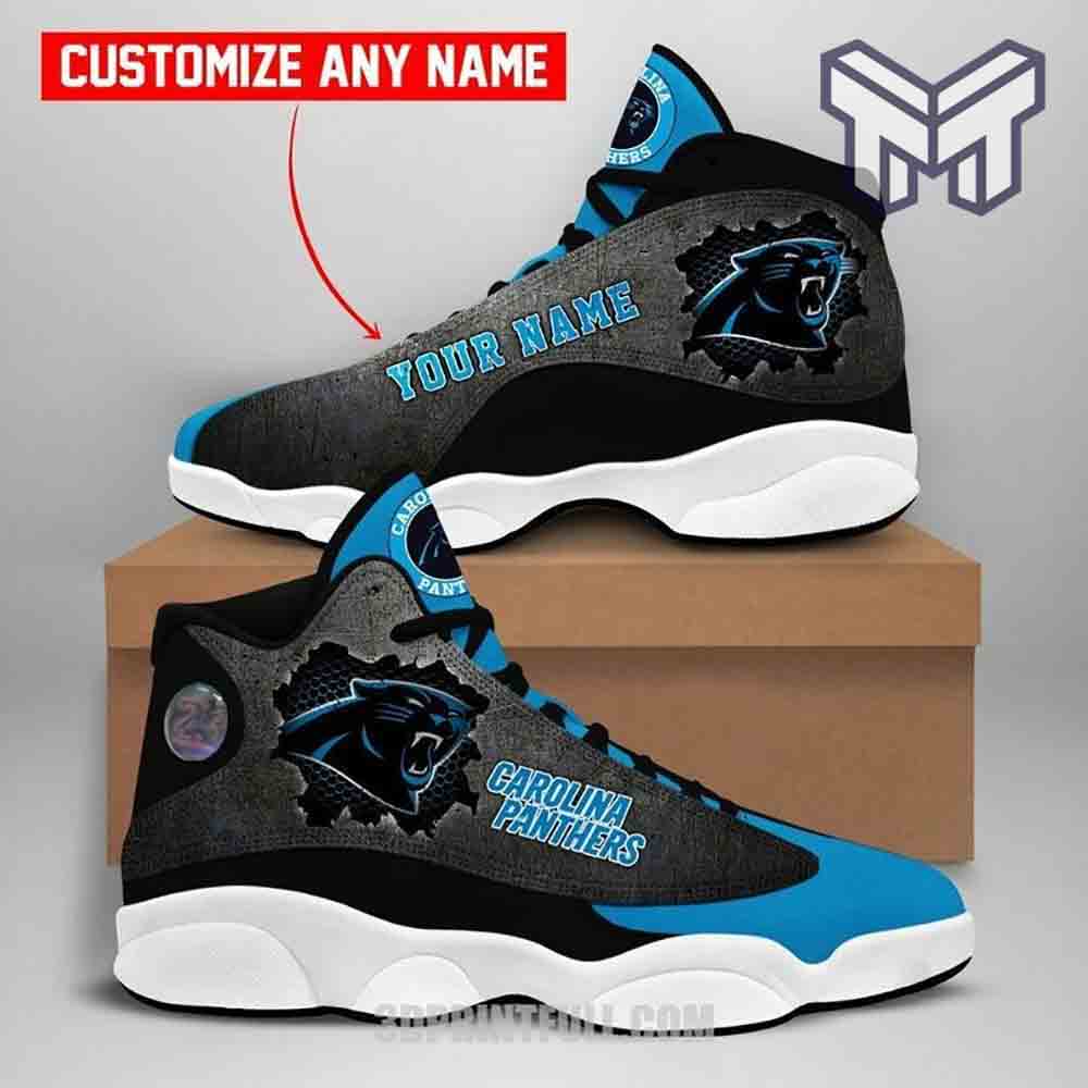 JWFancy Carolina Panthers AJ13 Sneakers Shoes For Men And Women