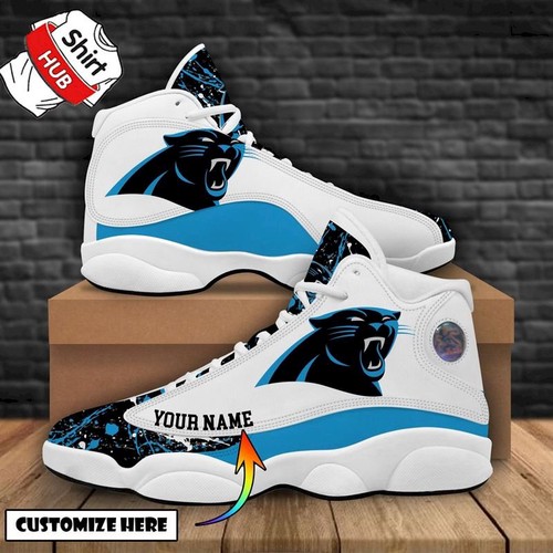 JWFancy Carolina Panthers AJ13 Sneakers Shoes For Men And Women