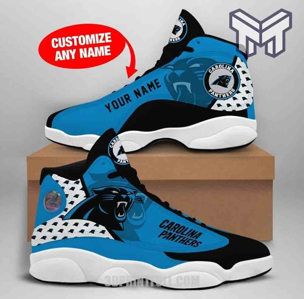 JWFancy Carolina Panthers AJ13 Sneakers Shoes For Men And Women