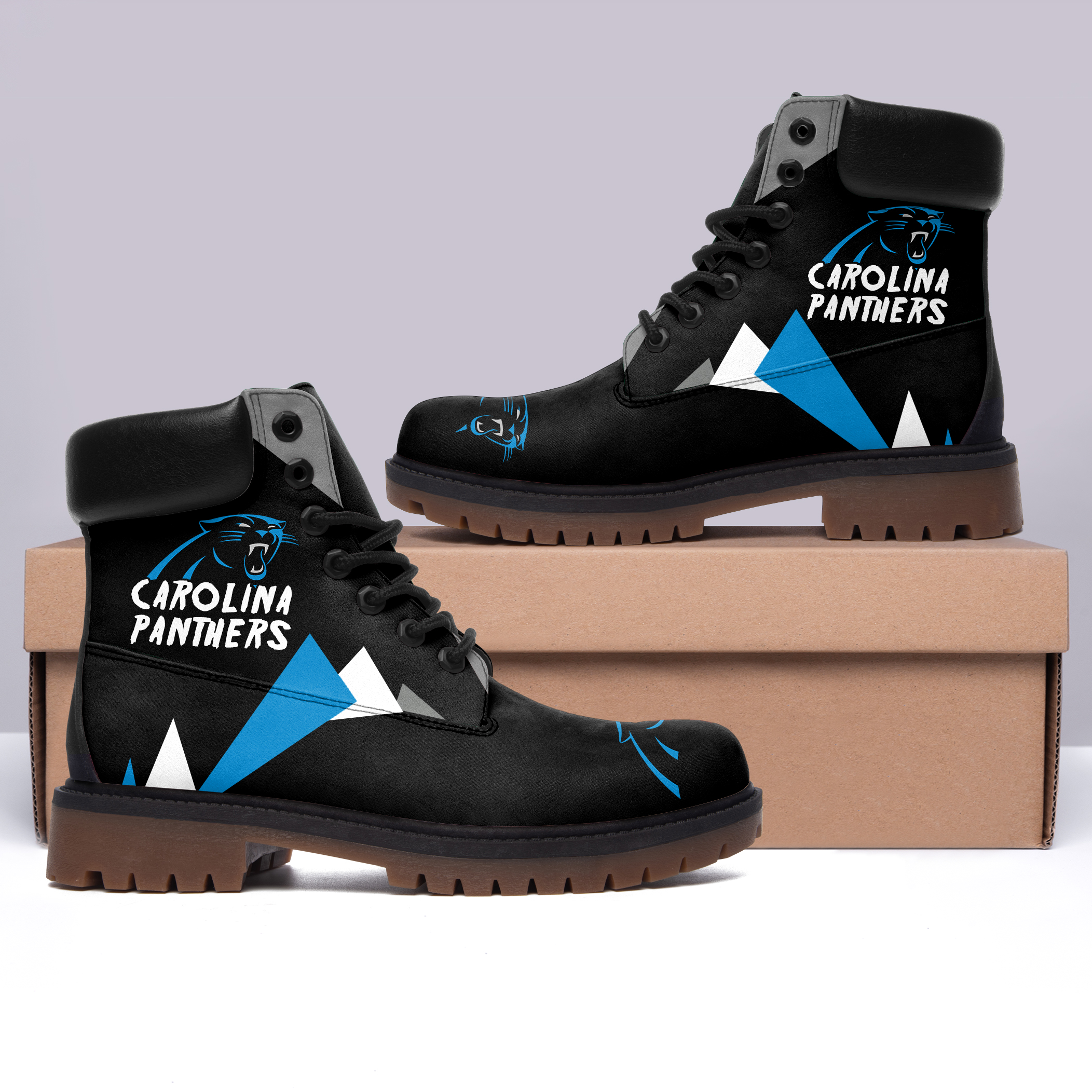 JWFancy Carolina Panthers Boots Shoes For Men And Women