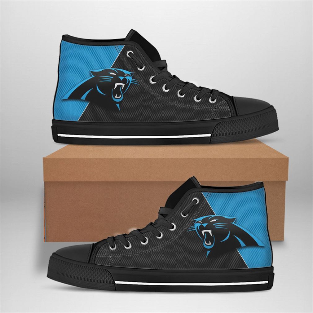 JWFancy Carolina Panthers High Top Canvas Sneakers Shoes For Men And Women