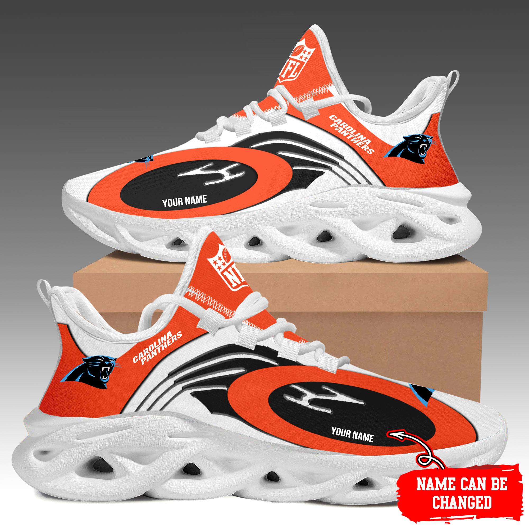 JWFancy Carolina Panthers Max Soul Shoes Sneakers For Men And Women