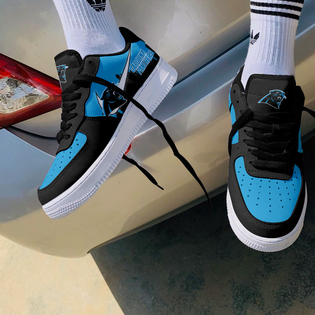 JWFancy Carolina Panthers NFL Air Low-Top Sneakers Shoes For Men And Women