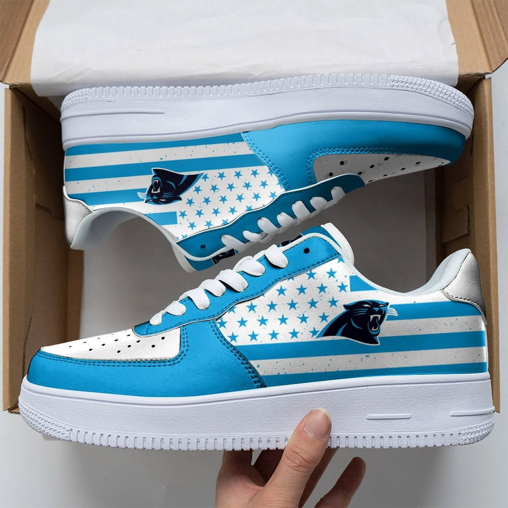 JWFancy Carolina Panthers NFL Air Low-Top Sneakers Shoes For Men And Women