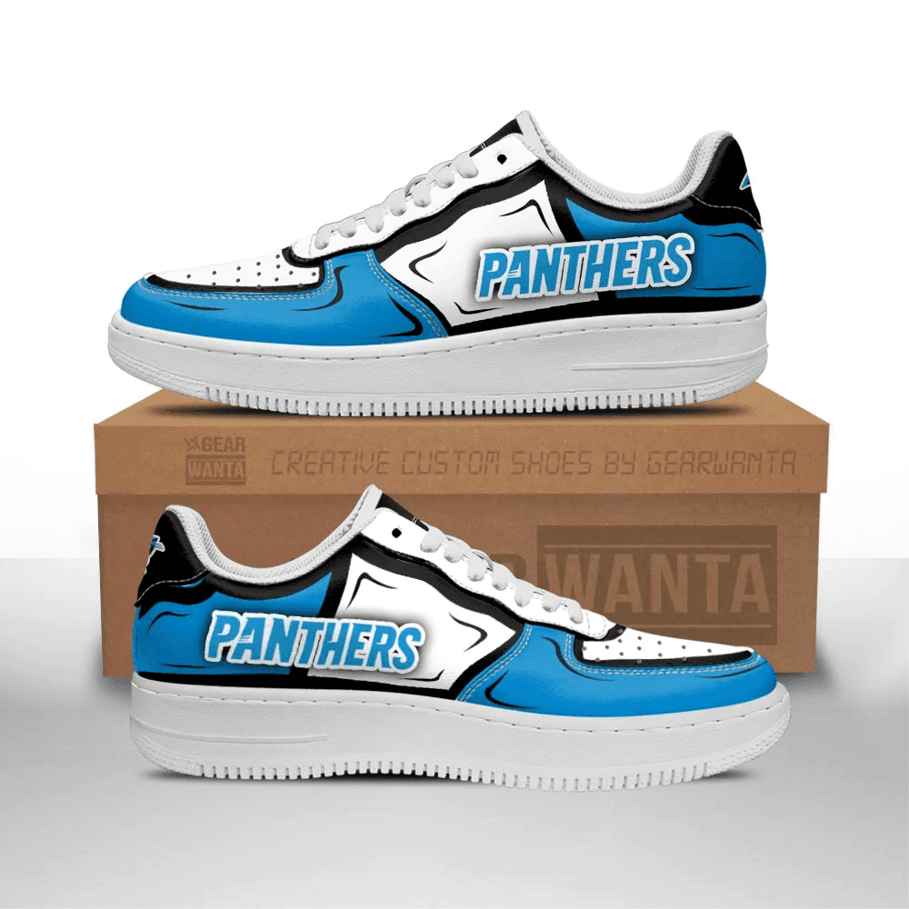 JWFancy Carolina Panthers NFL Air Low-Top Sneakers Shoes For Men And Women