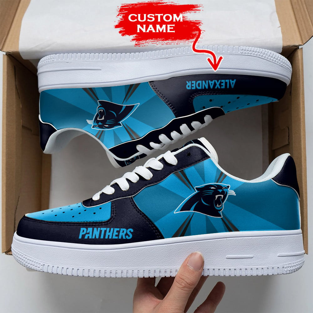 JWFancy Carolina Panthers NFL Air Low-Top Sneakers Shoes For Men And Women