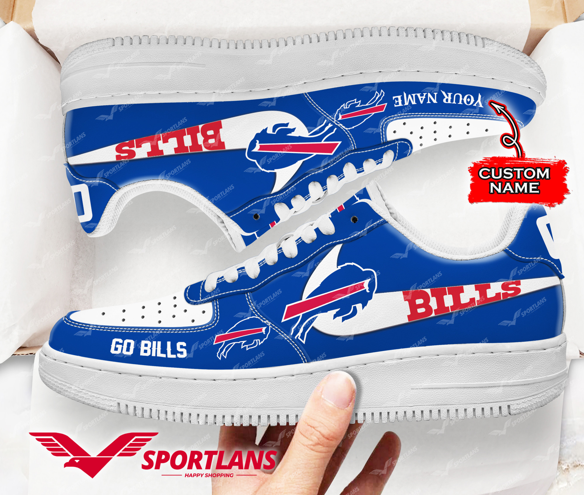 JWFancy Carolina Panthers NFL Air Low-Top Sneakers Shoes For Men And Women