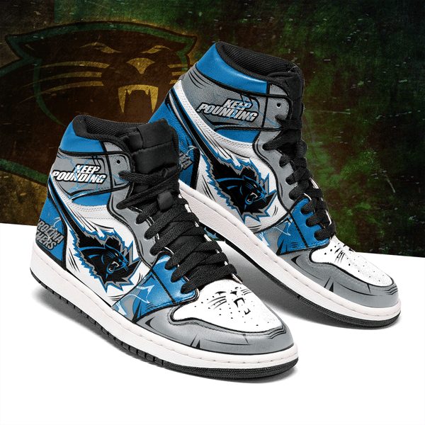JWFancy Carolina Panthers NFL AJ1 High Sneakers Shoes For Men And Women