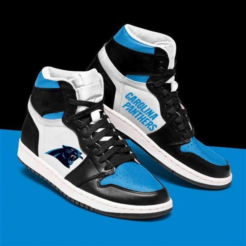 JWFancy Carolina Panthers NFL AJ1 High Sneakers Shoes For Men And Women
