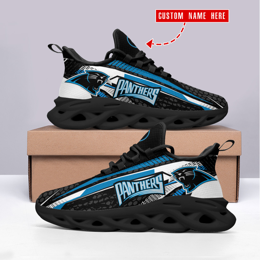 JWFancy Carolina Panthers NFL Max Soul Shoes Sneakers For Men And Women