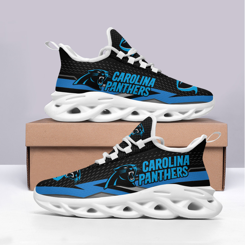 JWFancy Carolina Panthers NFL Max Soul Shoes Sneakers For Men And Women