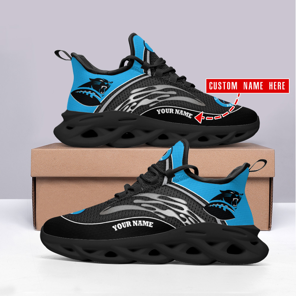 JWFancy Carolina Panthers NFL Max Soul Shoes Sneakers For Men And Women