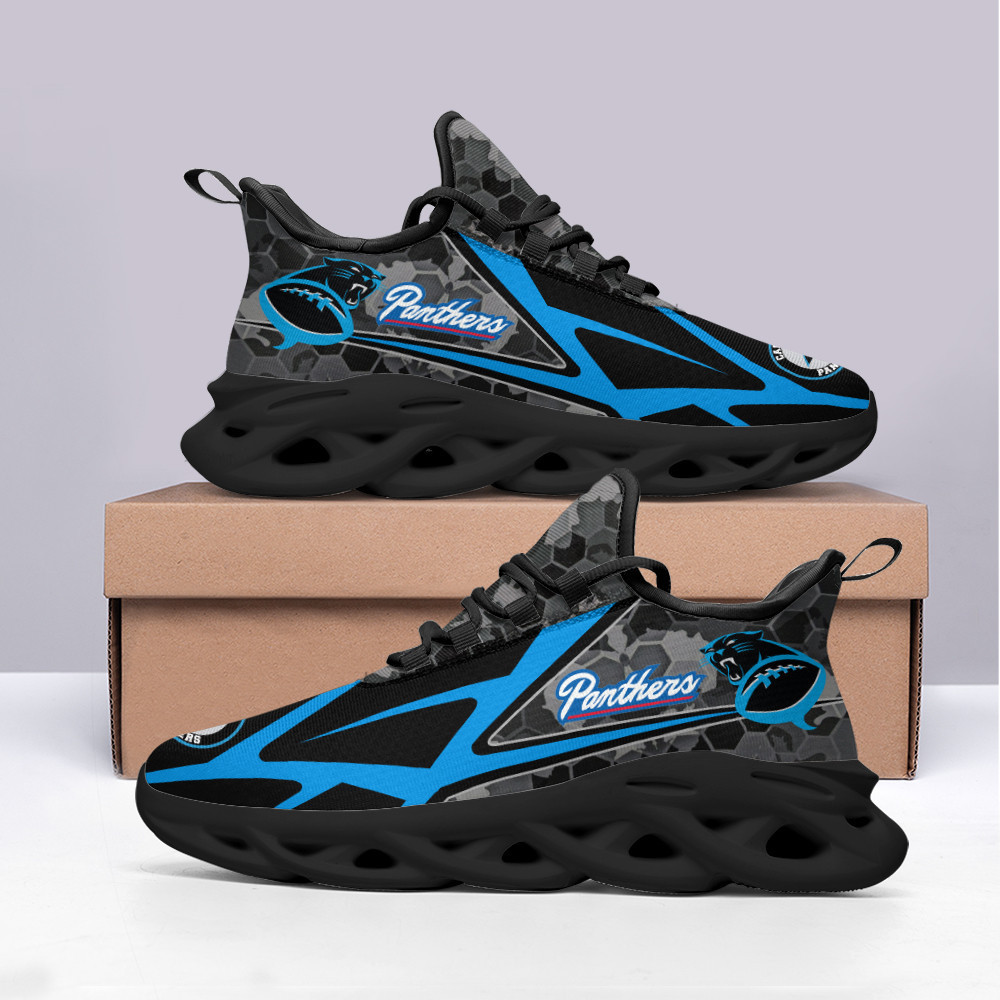 JWFancy Carolina Panthers NFL Max Soul Shoes Sneakers For Men And Women