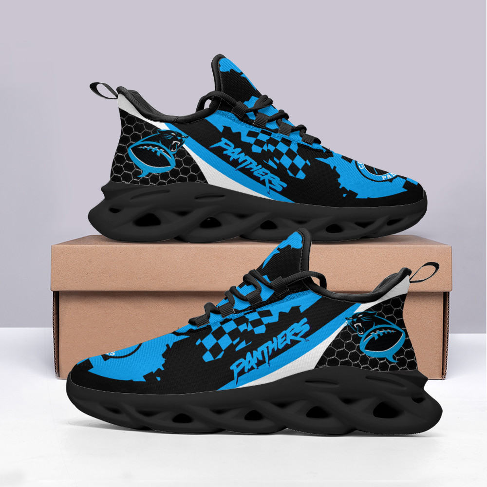 JWFancy Carolina Panthers NFL Max Soul Shoes Sneakers For Men And Women