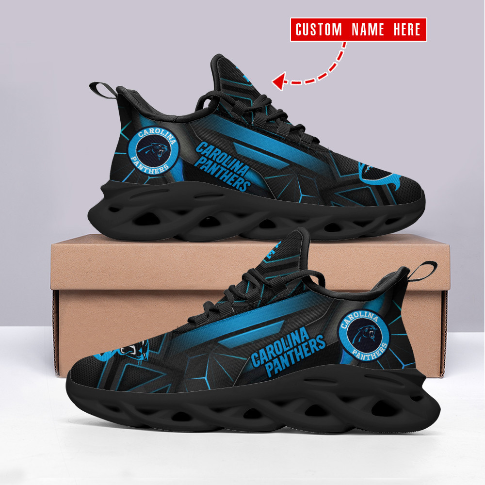 JWFancy Carolina Panthers NFL Max Soul Shoes Sneakers For Men And Women