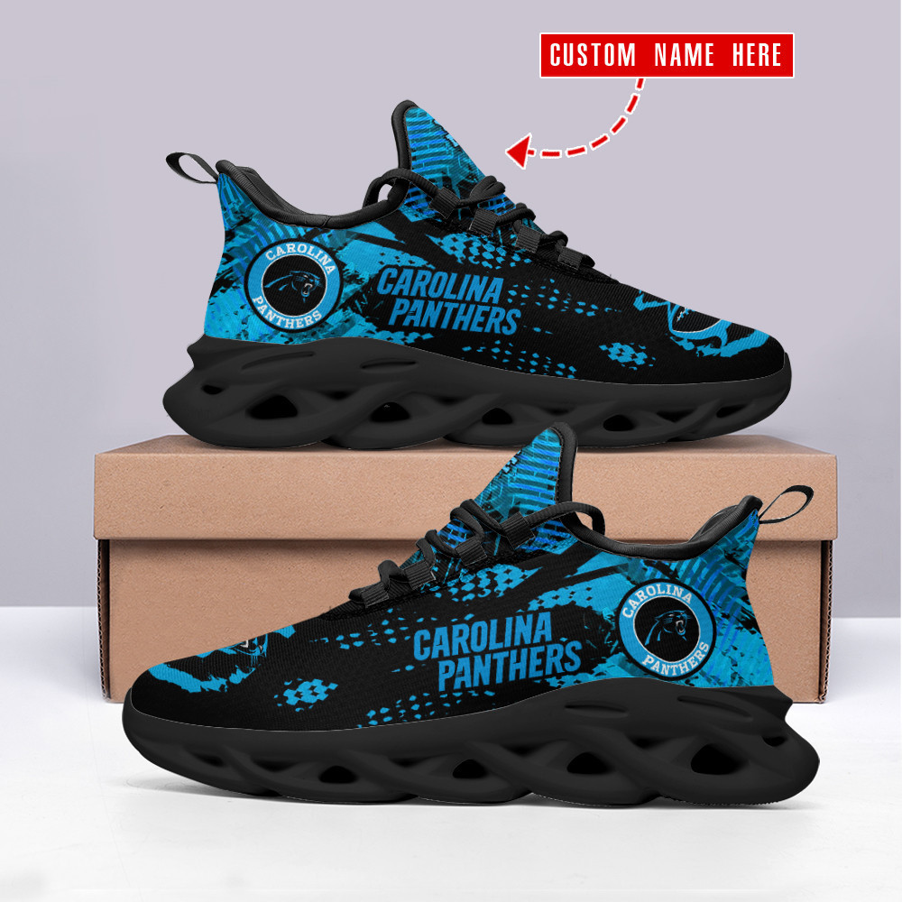 JWFancy Carolina Panthers NFL Max Soul Shoes Sneakers For Men And Women