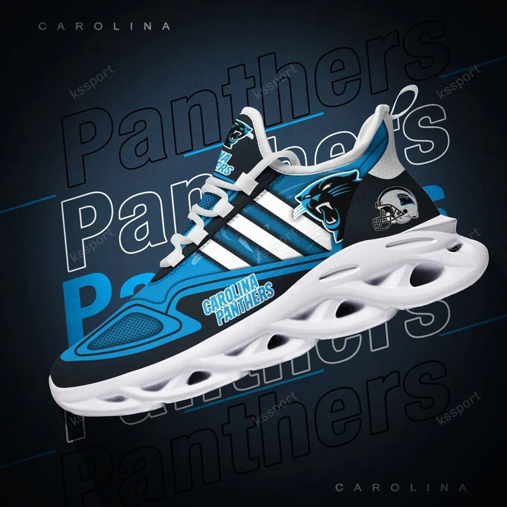 JWFancy Carolina Panthers NFL Max Soul Shoes Sneakers For Men And Women