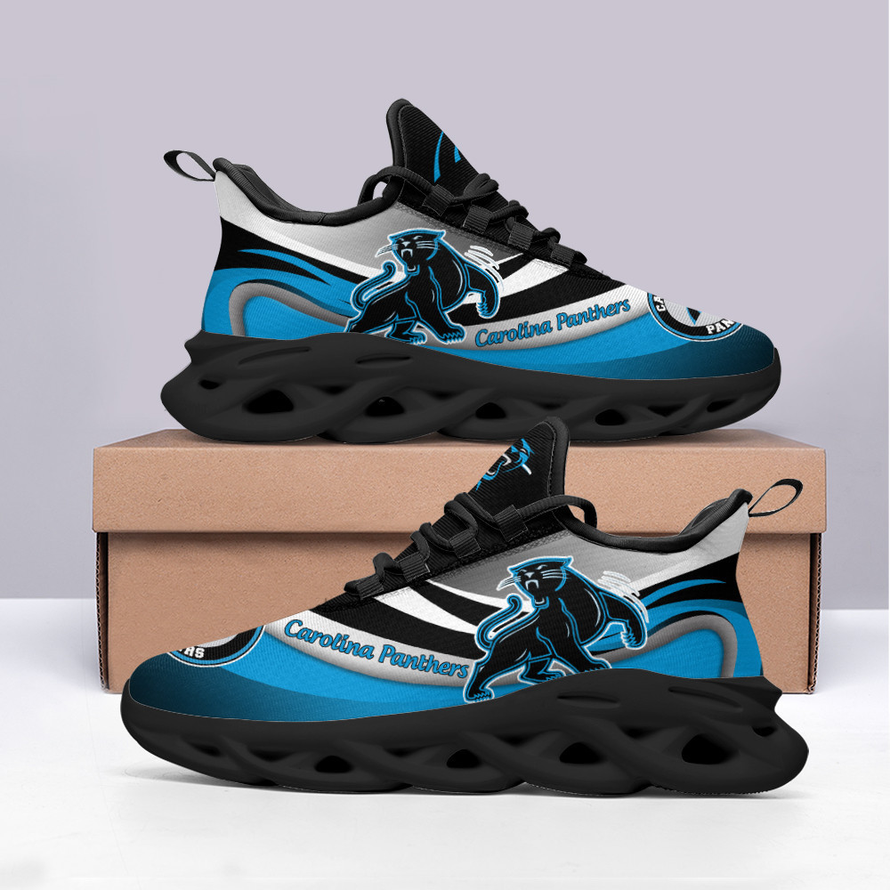 JWFancy Carolina Panthers NFL Max Soul Shoes Sneakers For Men And Women