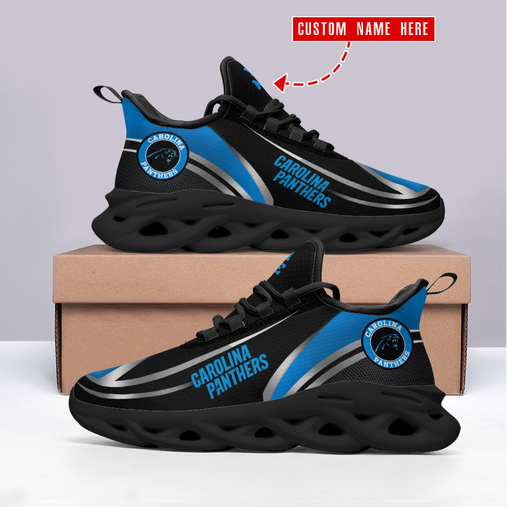 JWFancy Carolina Panthers NFL Max Soul Shoes Sneakers For Men And Women