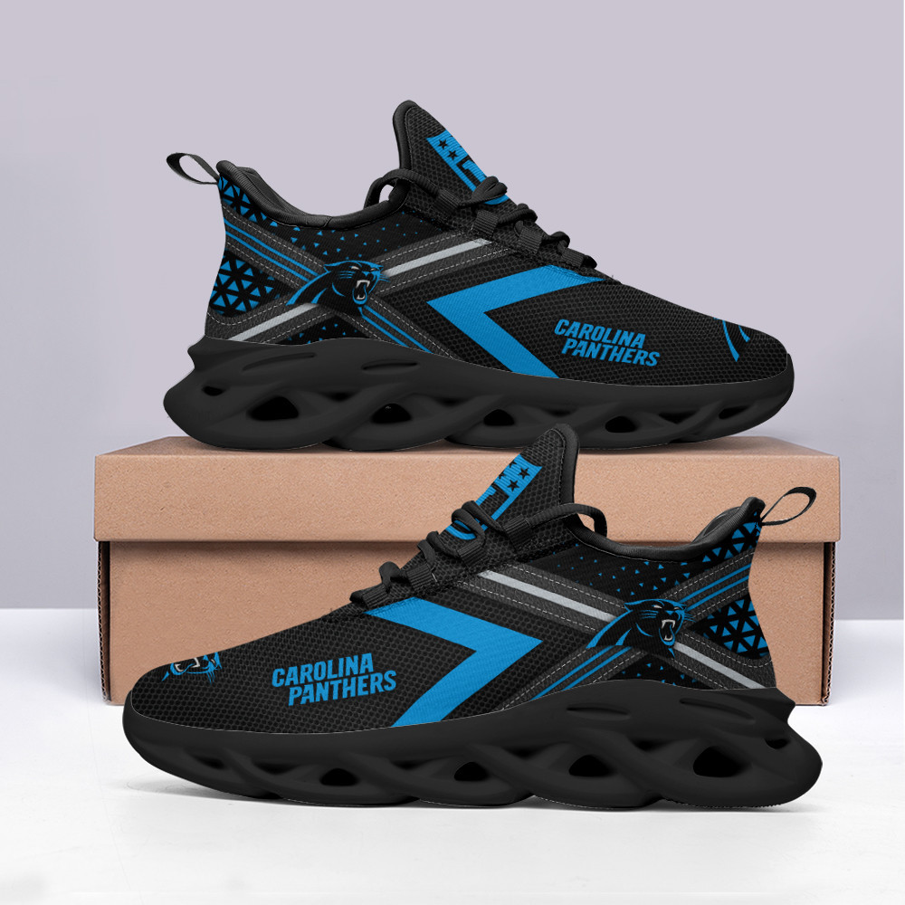 JWFancy Carolina Panthers NFL Max Soul Shoes Sneakers For Men And Women
