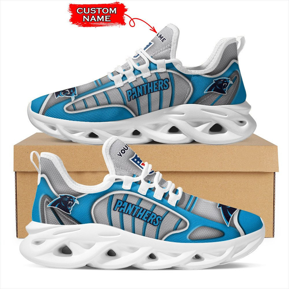 JWFancy Carolina Panthers NFL Max Soul Shoes Sneakers For Men And Women