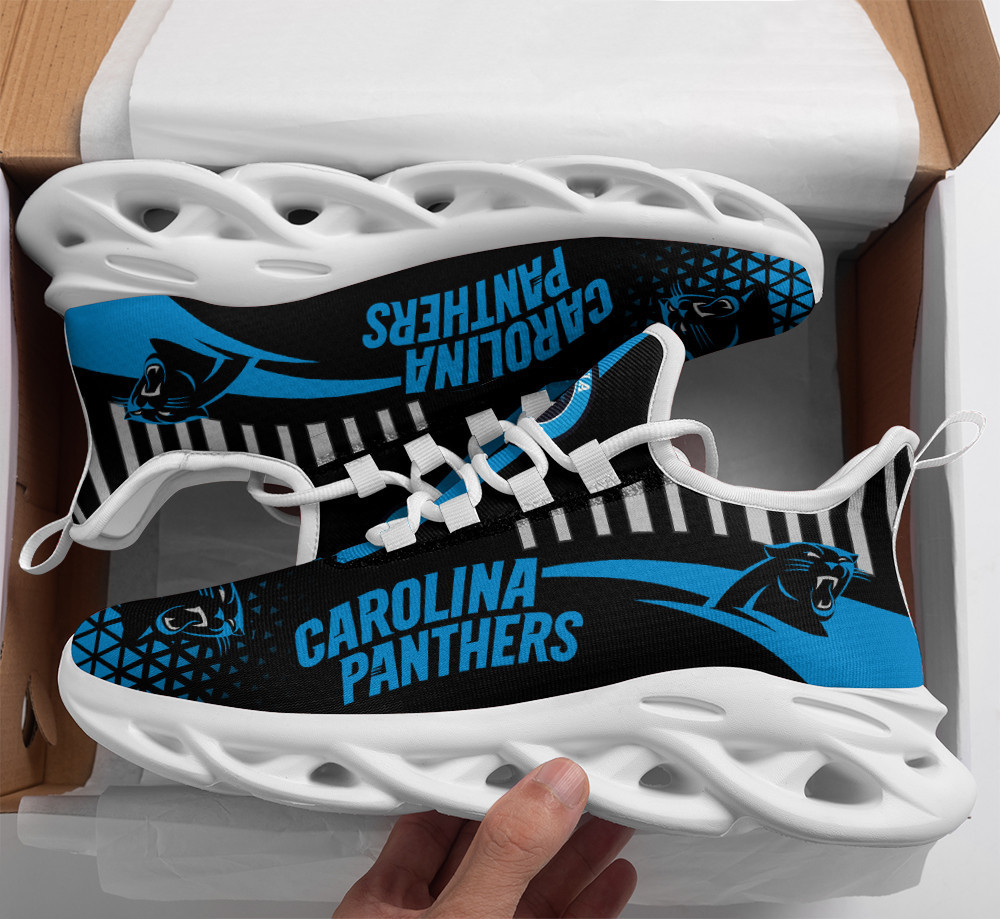 JWFancy Carolina Panthers NFL Max Soul Shoes Sneakers For Men And Women