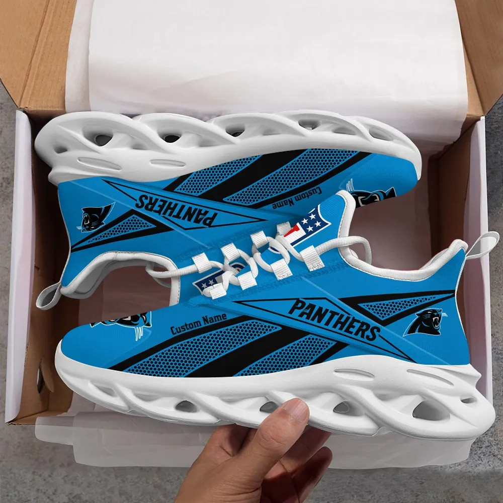 JWFancy Carolina Panthers NFL Max Soul Shoes Sneakers For Men And Women