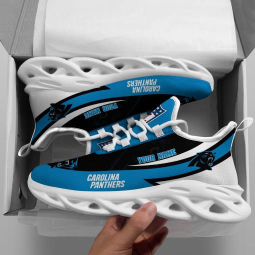 JWFancy Carolina Panthers NFL Max Soul Shoes Sneakers For Men And Women