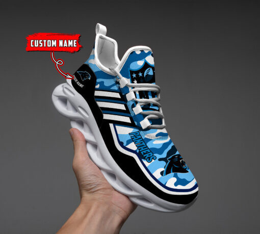 JWFancy Carolina Panthers NFL Max Soul Shoes Sneakers For Men And Women