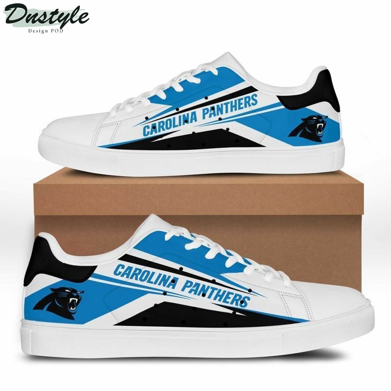 JWFancy Carolina Panthers Skate Stan Shoes Sneakes For Men And Women
