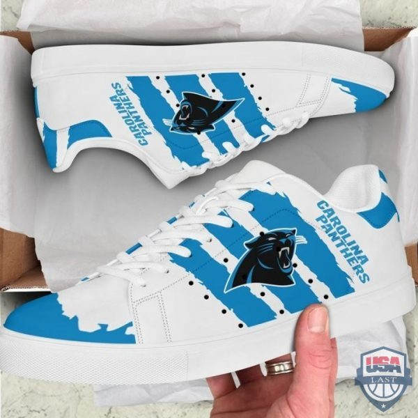 JWFancy Carolina Panthers Skate Stan Shoes Sneakes For Men And Women