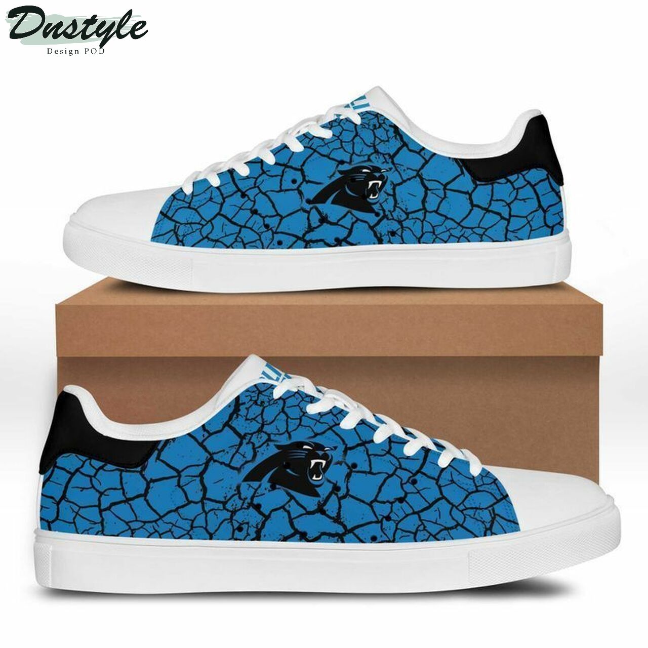 JWFancy Carolina Panthers Skate Stan Shoes Sneakes For Men And Women