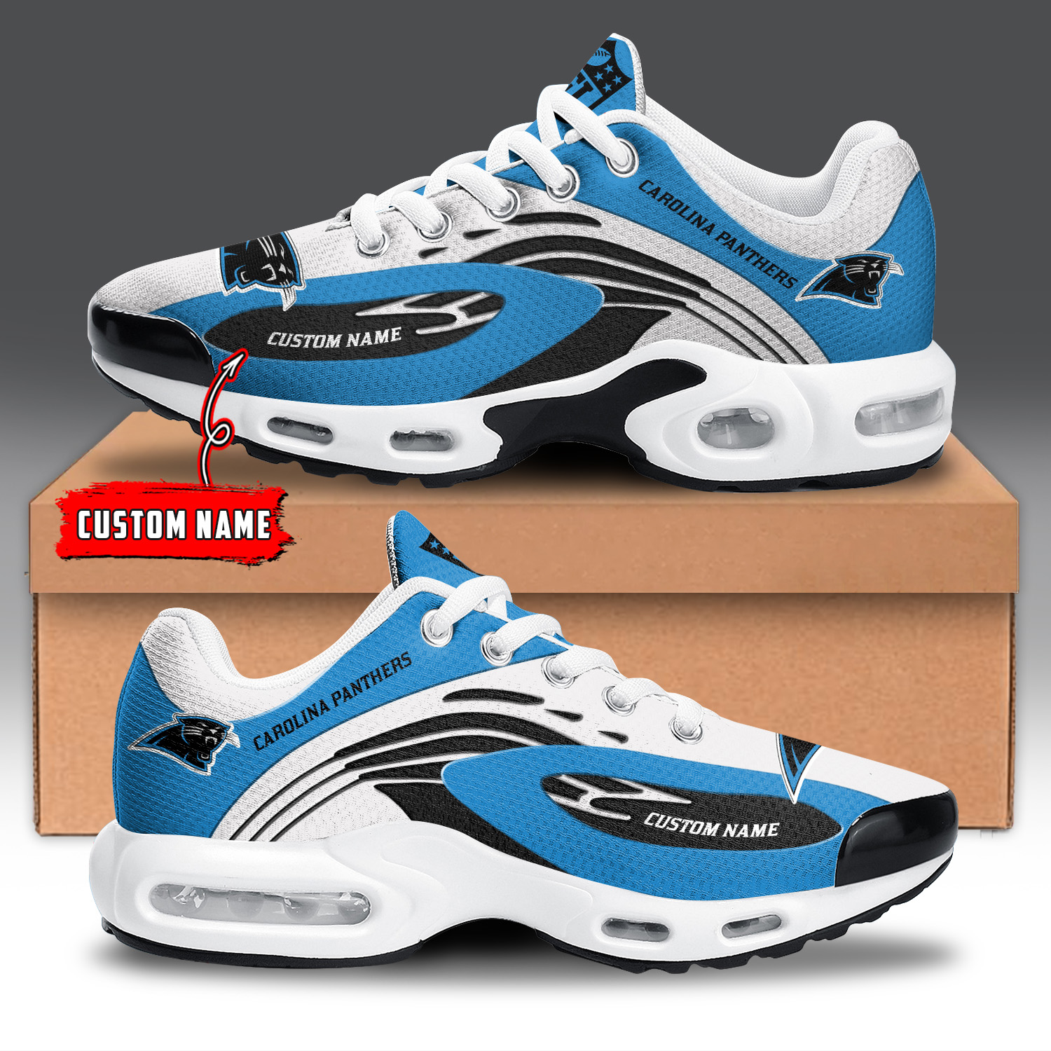 JWFancy Carolina Panthers TN Shoes Sneakers For Men And Women